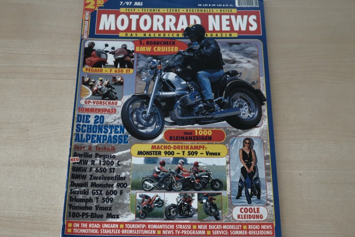 Deckblatt Motorrad News (07/1997)
